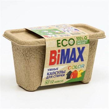 Капсулы для стирки BiMAX 100 Пятен ЭКО 12 шт 1/4 KP-2100