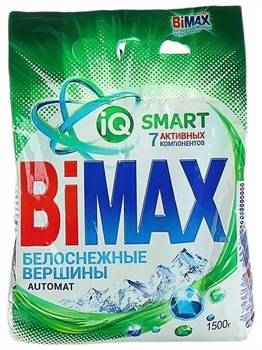 Стиральный порошок BiMAX Белоснежные вершины автомат 1500 г 1/6 KP-2120