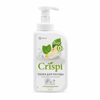 Grass Crispi Пенка для мытья посуды с ценным маслом белого хлопка 550 мл 1/8 KP-2013