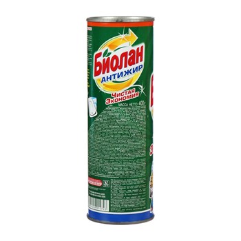 Чистящий порошок Биолан Антижир 400 г 1/24 KP-2122