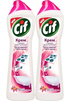 Чистящий крем Cif Розовая свежесть Душистый иланг-иланг и фрезия 500 мл 1/16 KP-2544