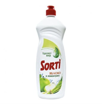 Средство для мытья посуды Sorti Яблоко и лемонграсс 900 г 1/12 KP-2552