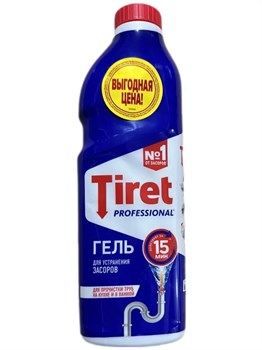 Tiret Professional Гель для устранения засоров 1 л 1/12 KP-2620
