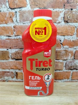 Tiret Turbo Гель для устранения сложных засоров 500 мл 1/12 KP-2622