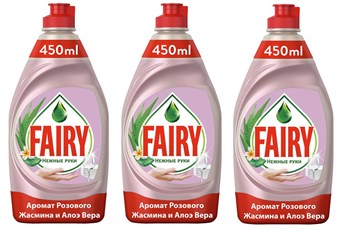 Средство для мытья посуды Fairy Нежные руки Жасмин и алоэ вера 450 мл 1/21 KP-2672