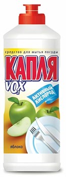 Средство для мытья посуды Капля Vox Яблоко 500 г 1/15 KP-2275