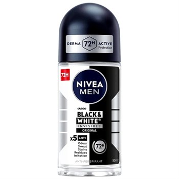 Дезодорант ролик Nivea Men Original Черное и Белое Невидимый 50 мл 1/30(12) KP-2400