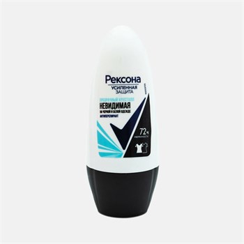 Антиперспирант роликовый Rexona Невидимая Прозрачный кристалл 50 мл 1/6 KP-2504
