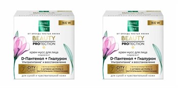 Крем-мусс для лица Pure Line Чистая Линия для сухой и чувст кожи 45 мл 1/12 KP-2725