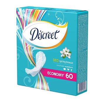 Прокладки ежедневные Discreet Deo Spring Breeze multiform 20 шт 1/18 KP-2230