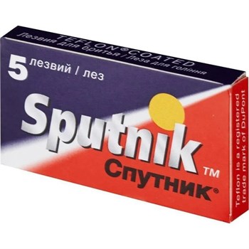 Сменные лезвия для бритвы Sputnik/Спутник Stainless 5 шт 1/20 KP-2263
