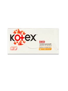 Прокладки ежедневные Kotex Deo Normal 56 шт 1/16 KP-2319