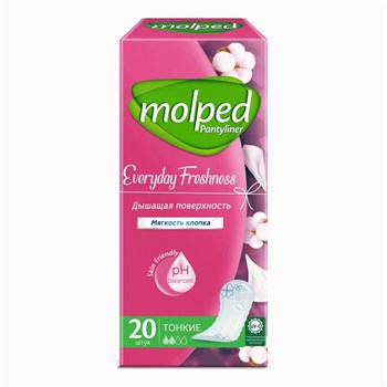 Прокладки ежедневные Molped Everyday Freshness 40 шт 1/16 KP-2357