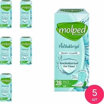 Прокладки ежедневные Molped Extra Hygiene Antibacterial 28 шт 1/24 KP-2359